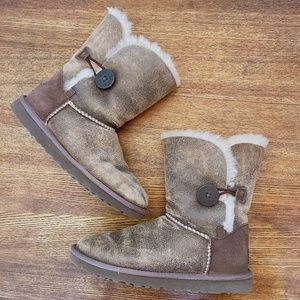 UGG Bailey Suede Button Boot WARM